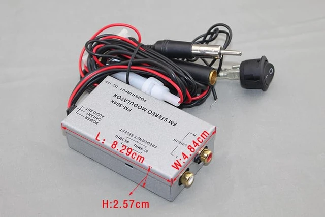 Alt view image 4 of 4 - YONGJIANGXIA Factory Audio Stereo Aux RCA Audio Input Adapter Wired FM Modulator Free RCA Cable