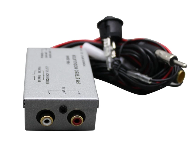 Alt view image 2 of 4 - YONGJIANGXIA Factory Audio Stereo Aux RCA Audio Input Adapter Wired FM Modulator Free RCA Cable
