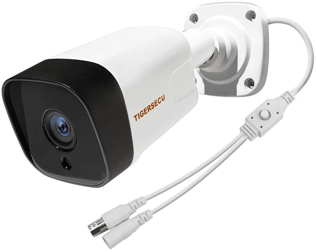 Main image of TIGERSECU 5MP Metal Long Range Security Camera for TVI/CVI/AHD/CVBS DVRs | Hybrid 4-in-1 with OSD Switch, Weatherproof for Indoor and Outdoor Use, Power Supply and Coaxial Cable Sold Separately