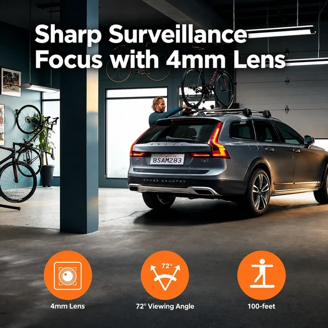 Alt view image 4 of 7 - TIGERSECU 5MP Metal Long Range Security Camera for TVI/CVI/AHD/CVBS DVRs | Hybrid 4-in-1 with OSD Switch, Weatherproof for Indoor and Outdoor Use, Power Supply and Coaxial Cable Sold Separately