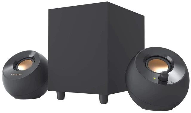 Main image of Creative Pebble Plus 2.1 USB-Powered Desktop Speakers with Down-Firing Subwoofer and Far-Field Drivers