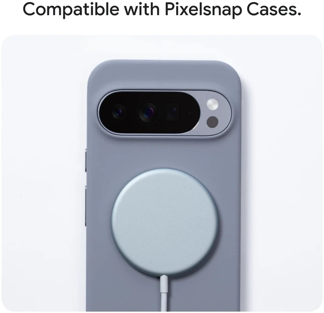 Alt view image 3 of 4 - Google Pixelsnap Charger - Fast Charging 25W Qi2 Wireless Charger | Compatible with Pixel phones and Qi-certified devices, speeds up to 25W, magnetic wireless charging, Adapter Sold Seperately
