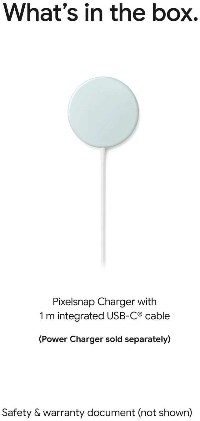 Alt view image 4 of 4 - Google Pixelsnap Charger - Fast Charging 25W Qi2 Wireless Charger | Compatible with Pixel phones and Qi-certified devices, speeds up to 25W, magnetic wireless charging, Adapter Sold Seperately