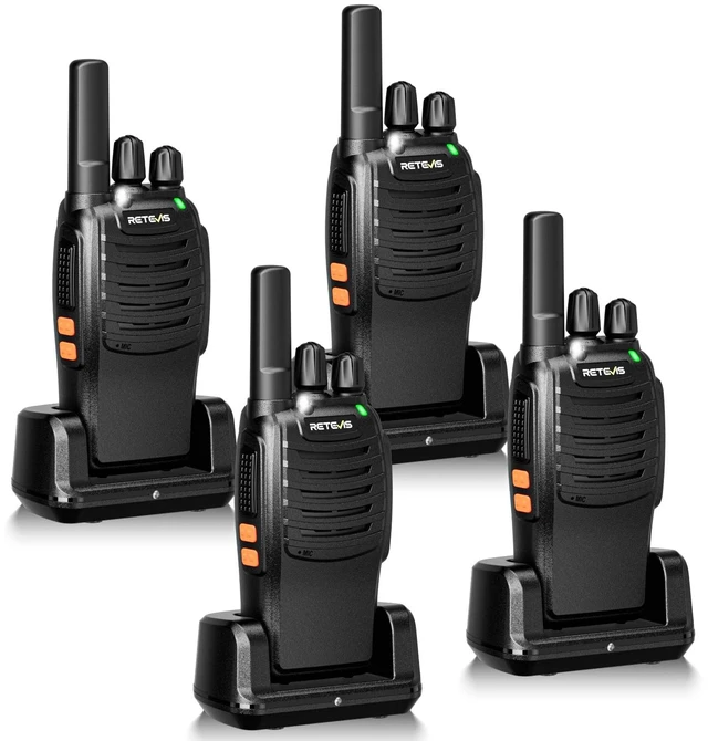 Main image of Retevis H777 FRS Walkie Talkies Rechargeable for Adults, Type C 4 Pack | Handheld Two Way Radios License Free, LED Flashlight, Emergency Alarm, 16 Channel, Short Antenna, Long Range 2 Way Radio