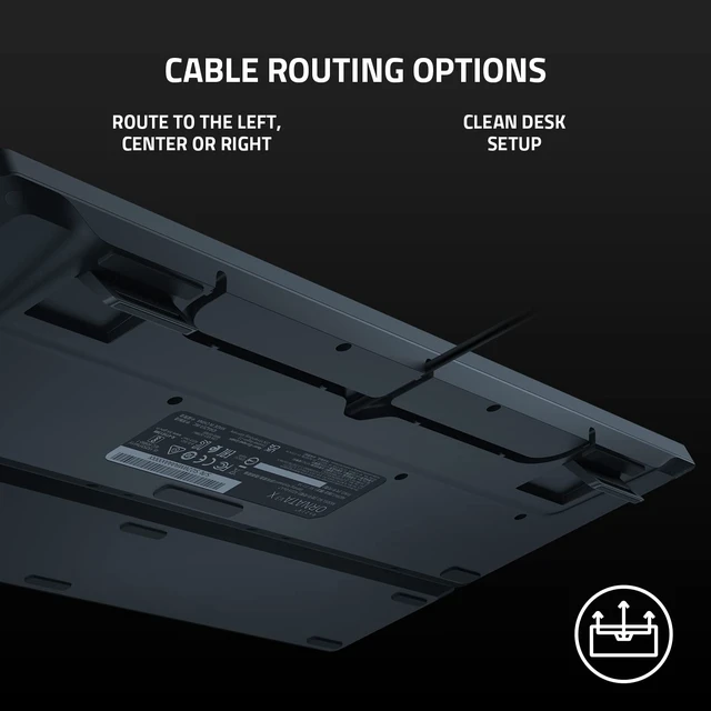 Alt view image 6 of 7 - Razer Ornata V3 X Gaming Keyboard: Low-Profile Keys - Silent Membrane Switches - Spill Resistant - Chroma RGB Lighting - Ergonomic Wrist Rest - Classic Black
