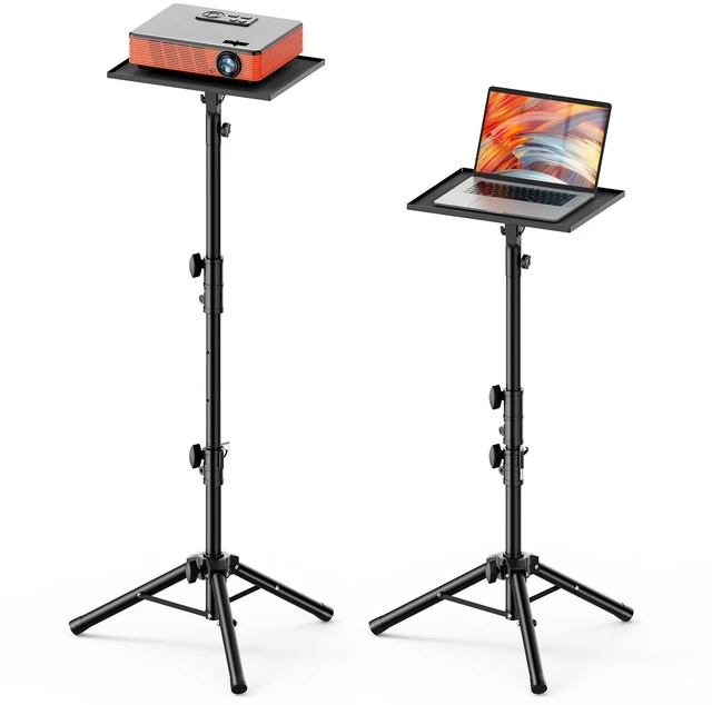 Main image of Bloazzup Thick Projector Stand Tripod, Portable Projector Floor Stand | Adjustable Height 24 to 56 Inch, Stable Projector Floor Stand for Office, Home, Outdoor, Studio and DJ Racks