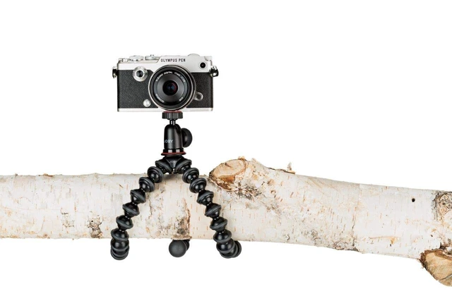 Alt view image 2 of 3 - Joby GorillaPod Compact Tripod Kit with Ballhead for Mirrorless Cameras up to 2.2 lbs. Black/Charcoal.
