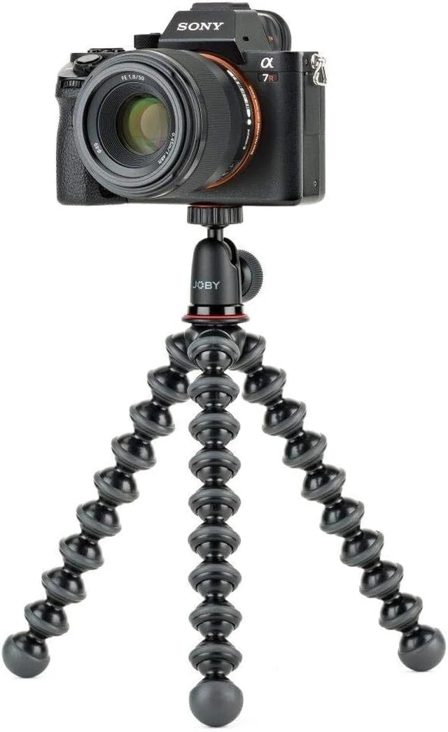 Alt view image 3 of 3 - Joby GorillaPod Compact Tripod Kit with Ballhead for Mirrorless Cameras up to 2.2 lbs. Black/Charcoal.