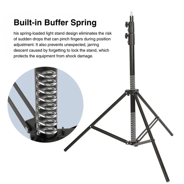 Alt view image 6 of 7 - Fotoleey 9.19 FT Aluminum Alloy Tripod for Xbotgo Falcon,Chameleon, Lights | Heavy-Duty Stand, with Weight Bag & Carrying Bag for Photography/Video Recording, Compatible with Insta360 X6/X5/X4