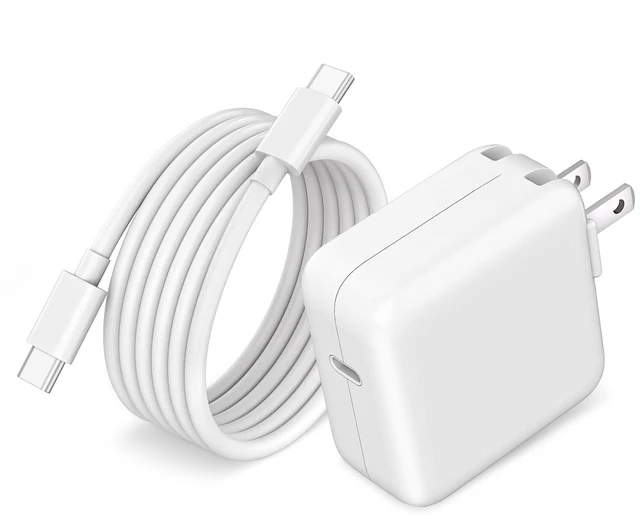 Main image of Mac Book Air Charger,Apple 30W USB C Power Adapter With 10FT USB C-C Cable, Foldable Block Macbook USB C Charger Fast Charging for Macbook Air M5/M4/M3/M2/M1,iPhone 17 Pro Max/16 Pro/15, iPad/Air/Mini