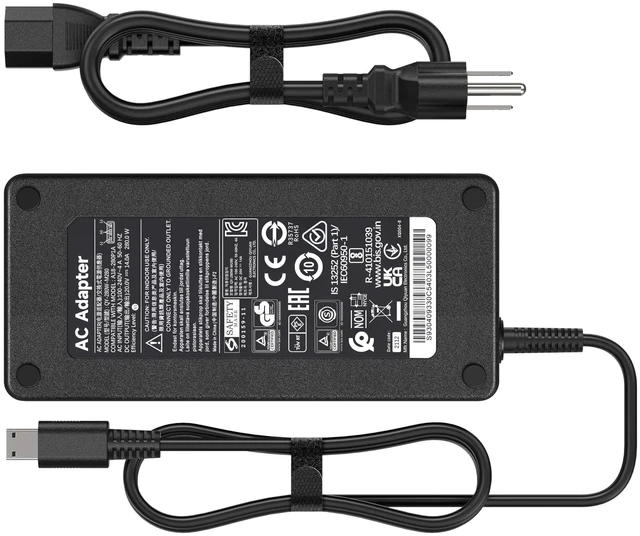 Main image of LIFKAHY 280W USB Tip Charger Compatible with MSI Raider GE66 GE68 GE76 GE78HX GE69HX, Stealth GS77, Vector GP66 GP76 Leopard, Creator Z16 Z17, A18-280P1A ADP-280EB D Laptop Power Supply Cord