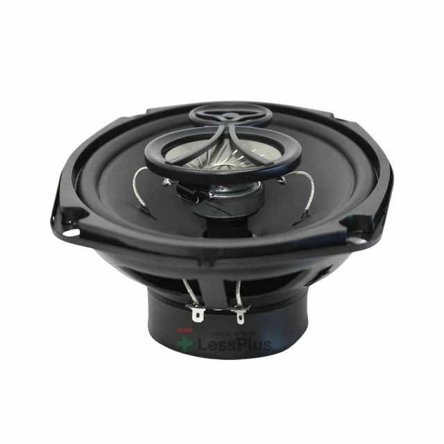 Alt view image 2 of 7 - Cerwin-Vega Coaxial Car Speaker Pair 6x9 3 Way XED693 | Separate Woofer, Midrange, and Tweeter Drivers, Efficient Power Handling, Fits Door or Deck