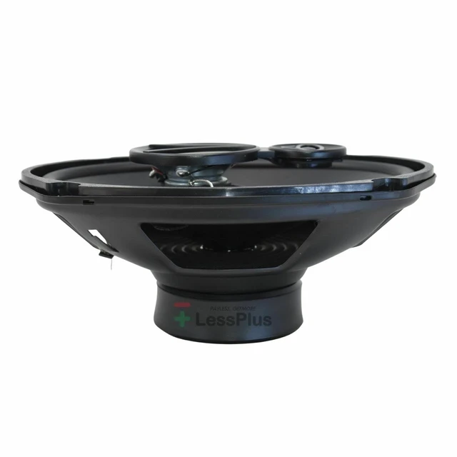 Alt view image 4 of 7 - Cerwin-Vega Coaxial Car Speaker Pair 6x9 3 Way XED693 | Separate Woofer, Midrange, and Tweeter Drivers, Efficient Power Handling, Fits Door or Deck