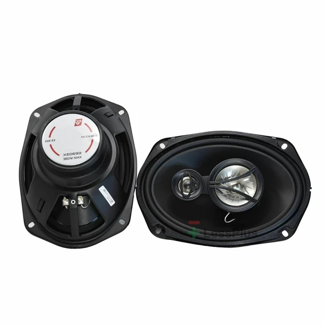 Alt view image 7 of 7 - Cerwin-Vega Coaxial Car Speaker Pair 6x9 3 Way XED693 | Separate Woofer, Midrange, and Tweeter Drivers, Efficient Power Handling, Fits Door or Deck
