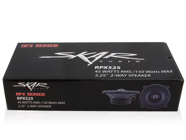 Alt view image 6 of 6 - Skar Audio RPX525 150 Watt 2-Way 5.25" Coaxial Speaker System, Pair