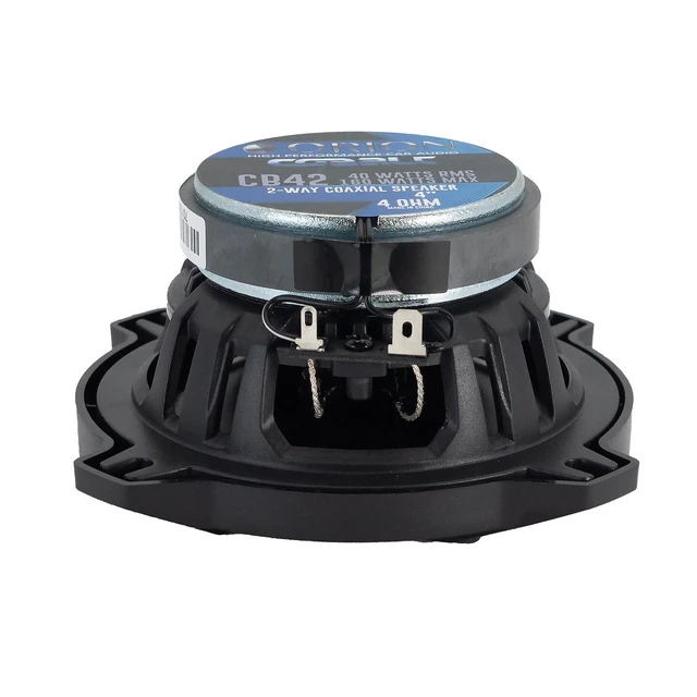 Alt view image 6 of 6 - ORION Cobalt CB42 4" 2-Way Coaxial Car Speakers, 160W Pair | Full Range Audio, Polypropylene Cone, Butyl Rubber Surround, Easy Installation