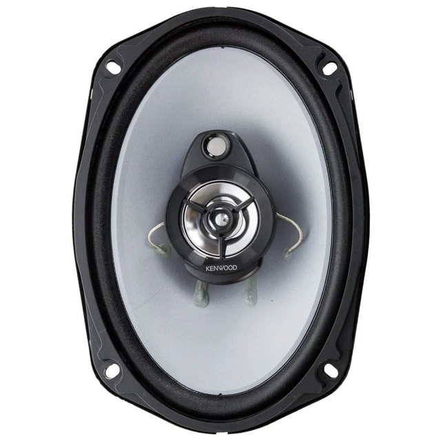 Alt view image 3 of 7 - Kenwood KFC-6966S 6 x 9 Inch 400-Watt 3-Way Flush Mount Coaxial Car Speaker Easy Installation - Pair