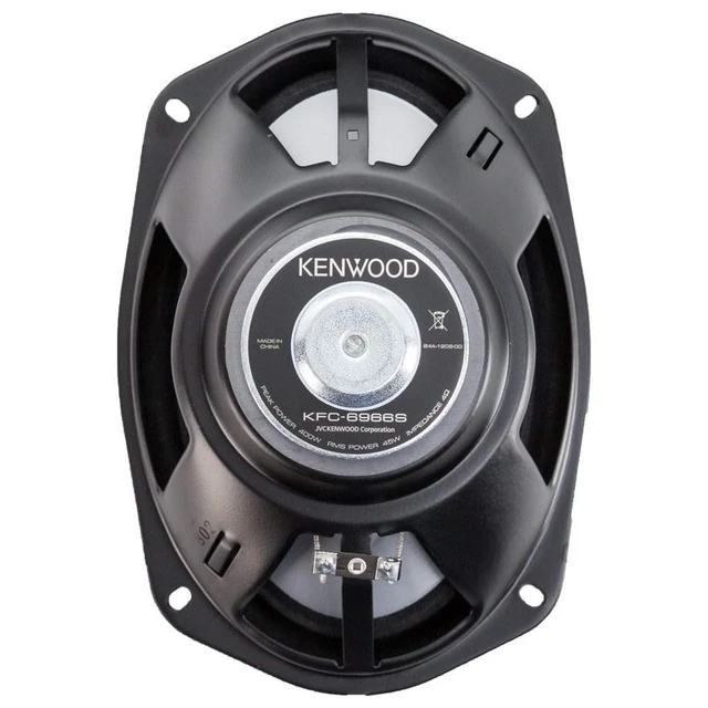 Alt view image 4 of 7 - Kenwood KFC-6966S 6 x 9 Inch 400-Watt 3-Way Flush Mount Coaxial Car Speaker Easy Installation - Pair