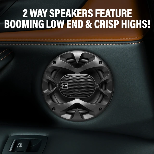 Alt view image 2 of 6 - BOSS Audio Systems CH6520B 6.5 Inch Car Speakers (Pair), 250 Watts, 2 Way