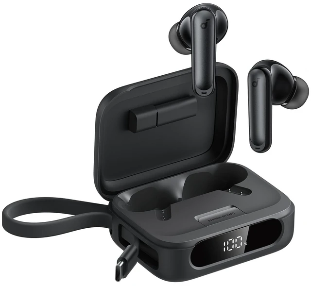Main image of Soundcore P41i by Anker Adaptive Noise Cancelling Earbuds | With Portable Charging, Built-in Lightning Adapter, 192H with Case, 6-Mic AI Clear Calls, IPX5 Wireless Bluetooth Earbuds