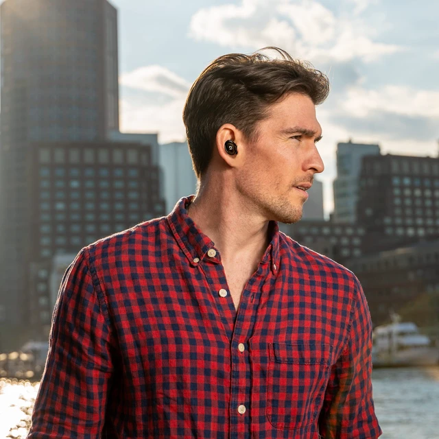 Alt view image 7 of 7 - Back Bay Audio Mini Earbuds, Small Earbuds, Mini Ear Buds for Small Ears | Sweatproof Bluetooth Earbuds, Deep Bass, Tech Fitness Gifts for Men, Comfortable Bluetooth Ear Buds for Women