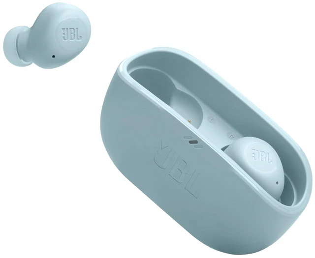 Main image of JBL Vibe Buds - True Wireless Earbuds - Mint | JBL Deep Bass Sound, Comfortable fit, Up to 32h (8h buds + 24h case) with speed charging
