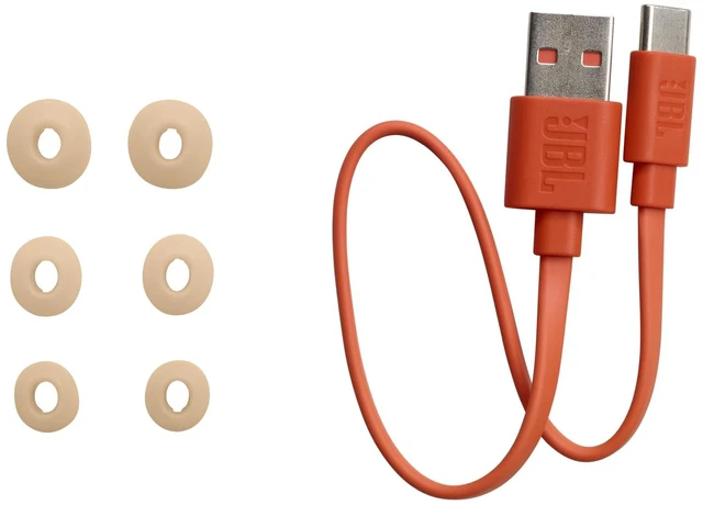 Alt view image 3 of 6 - JBL Vibe Buds - True Wireless Earbuds - Beige | JBL Deep Bass Sound, Comfortable fit, Up to 32h (8h buds + 24h case) with speed charging