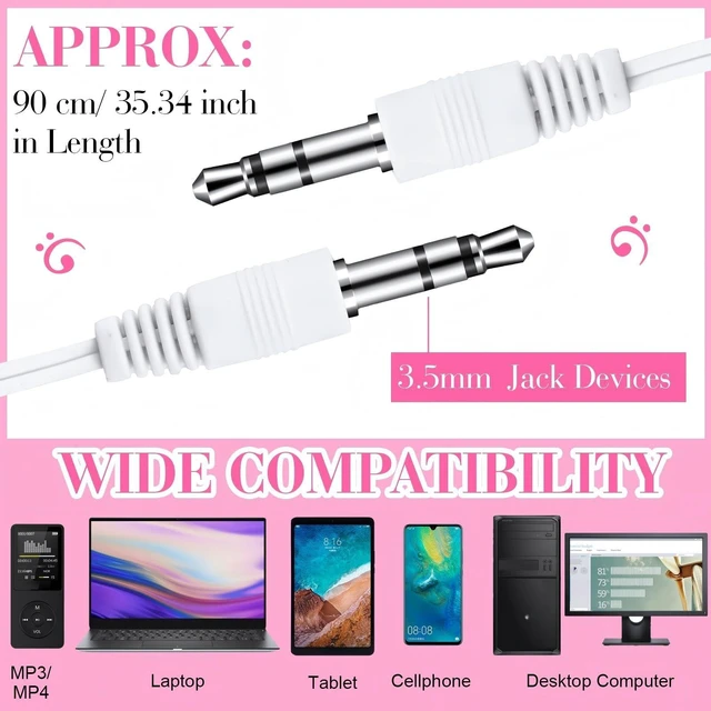 Alt view image 6 of 6 - Konohan 100 Pcs Wired Earbuds Bulk for Classroom 3.5mm Jack,Pink | Soft In Ear Headphones Bulk for School Library Laptop No Mic Earbuds Classroom Students Testing, Individually Wrapped