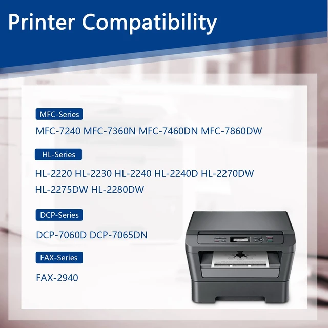 Alt view image 2 of 7 - 2 Pack TN420 TN-420 Toner Cartridge Black: Replacement for Brother TN 420 | to use with HL-2270DW 2280DW 2230 2240 MFC-7360N 7860DW 7065DN Intellifax 2840 2940 Printer Toner