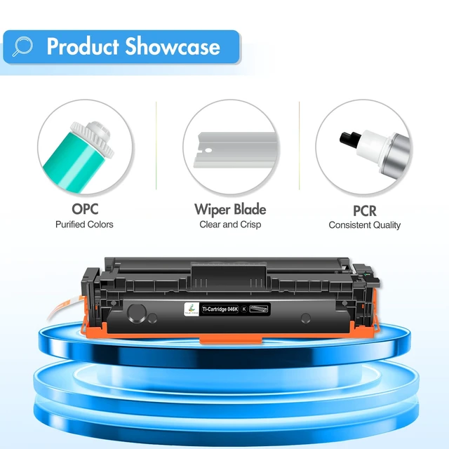 Alt view image 6 of 7 - 046 Toner Cartridge Set 046H MF733cdw for Canon 046 CRG-046 4 Pack | Compatible for Canon Color ImageCLASS MF733Cdw MF731Cdw LBP654Cdw MF735Cdw MF733 MF731 MF730C LBP650C Printer Ink (K/C/M/Y)