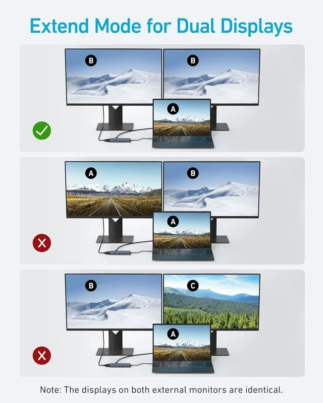 Alt view image 7 of 7 - Anker USB-C Hub, 10-in-1 USB-C Hub, Dual-Display with 4K HDMI and 1080p VGA | 85W Max PD, 1 5Gbps USB-C and 3 5Gbps USB-A Data Ports, SD/TF Card Reader, 1 Gbps Ethernet, for Dell XPS, Vostro and More