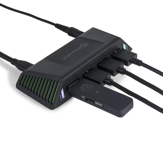 Alt view image 2 of 7 - PowerA 4-Port USB 5Gbps Hub for Xbox Series X|S, USB 3.2, AC Powered, Weighted Base, Officially Licensed