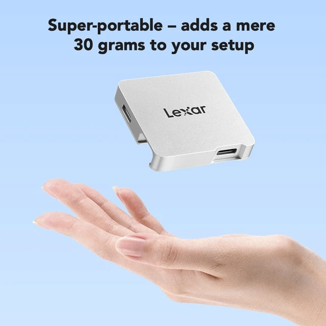 Alt view image 6 of 7 - Lexar Go Portable Hub, Four Type-C Ports, USB 3.2 Gen 2, Ultracompact | Compatible w/ Go Portable SSD, Smartphones, PC, Mac, Tablet, iPad, Cameras, Microphones, Power Banks, LPASL400-RNSNG