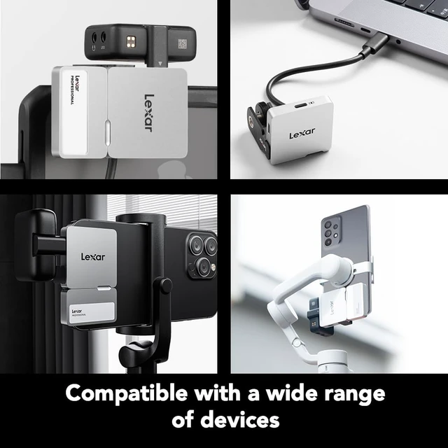 Alt view image 7 of 7 - Lexar Go Portable Hub, Four Type-C Ports, USB 3.2 Gen 2, Ultracompact | Compatible w/ Go Portable SSD, Smartphones, PC, Mac, Tablet, iPad, Cameras, Microphones, Power Banks, LPASL400-RNSNG