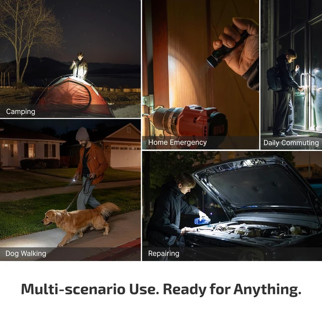 Alt view image 4 of 7 - OLIGHT Baton4 Pro EDC Flashlight Rechargeable, Small Pocket Light Black | 1600 Lumens, Bright LED Flash Light,Tactical Switch, Magnetic&USB C Charging, IPX8 Waterproof for Home, Camping and Emergency