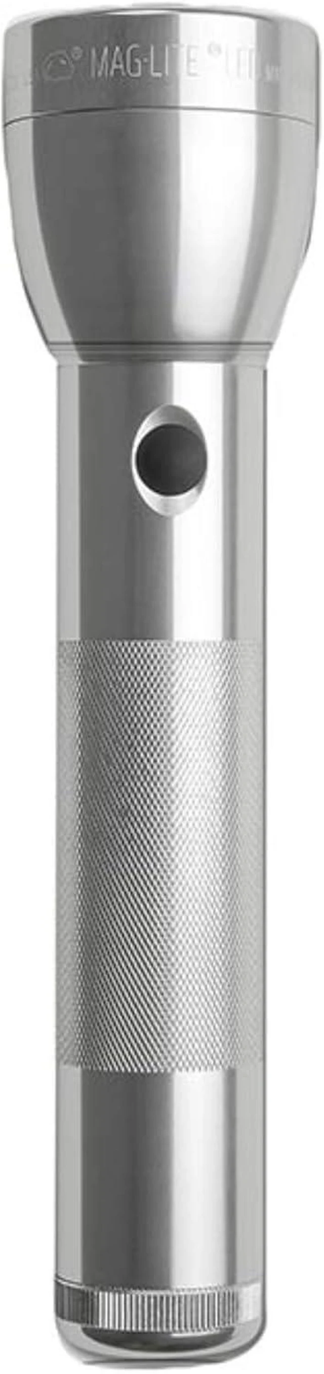 Main image of MagLite® ML300L 2D LED Flashlight, Mult-Mode, Focusing Beam, Silver | Runs up to 260 hours on Eco, 101 hours on Low or 6.5 hours on High; 487 lumens and four activity-based function sets.