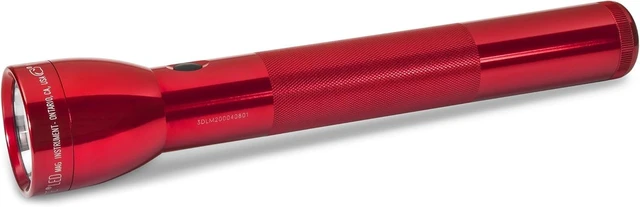 Main image of MagLite ML300L 3-Cell D Flashlight High Lumens LED Flashlight with Adjustable Focus for Precise Beam, High & Low Modes, Long Battery Life, Water-Resistant for Emergency, Outdoor, and Camping Red