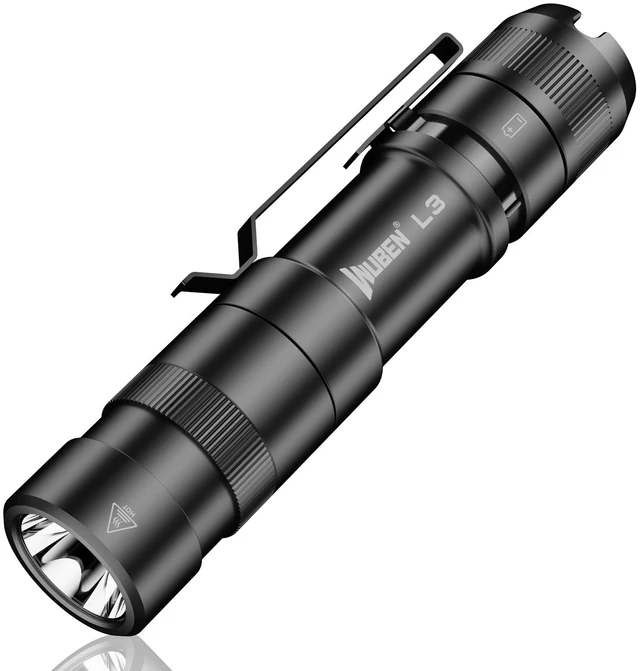 Main image of WUBEN L3 Rechargeable LED Flashlight, 3000 High Lumens Super Bright Torch | Dual-Way USB-C with 7 Modes Handheld Flash Light, IP68 Waterproof Tactical Flashlight for Outdoor, Dog Walking, Emergencie