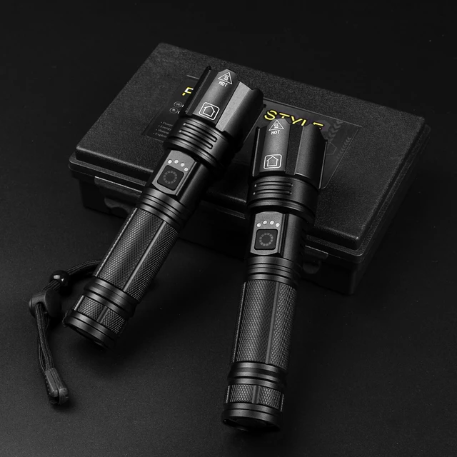 Alt view image 7 of 7 - Rechargeable LED 99,000 Flashlights High Lumens 2-Pack Bright Flash Light | Super Bright Flashlight with 5 Modes, High Powered Handheld Flashlight for Home Camping Hiking Night Work