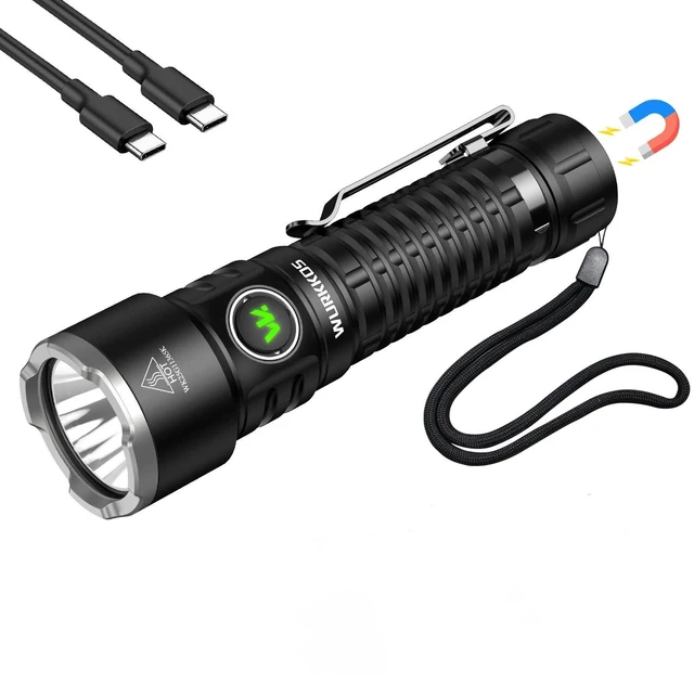 Main image of Wurkkos TS28 3200lm Rechargeable LED Flashlight, IPX8 Waterproof Torch | For Camping, Hiking & Emergency Use, 506m beam, dual operation modes, USB-C Fast Charging, Compact EDC Design