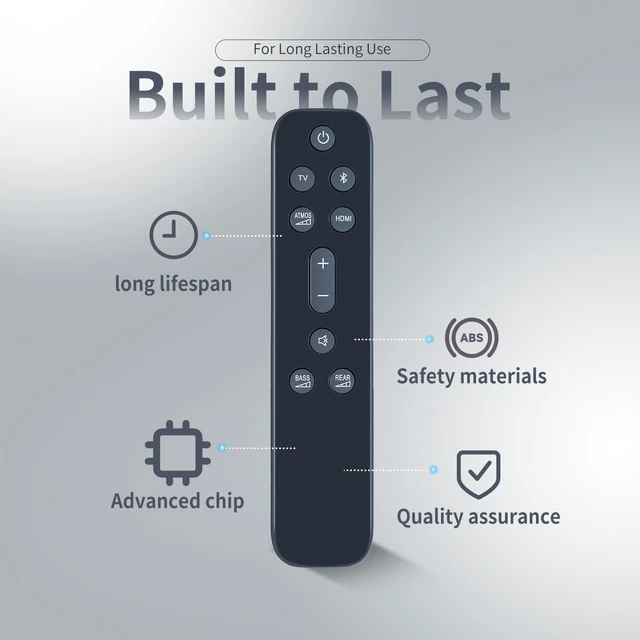Alt view image 2 of 7 - ZWP Replacement Remote Control for JBL 9.1 Channel Sound Bar Speaker System | JBLBAR913DBLKAM