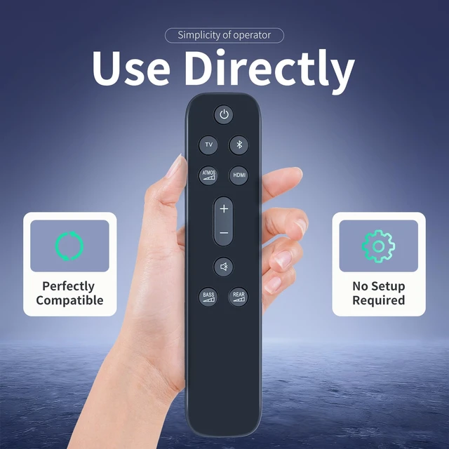 Alt view image 4 of 7 - ZWP Replacement Remote Control for JBL 9.1 Channel Sound Bar Speaker System | JBLBAR913DBLKAM