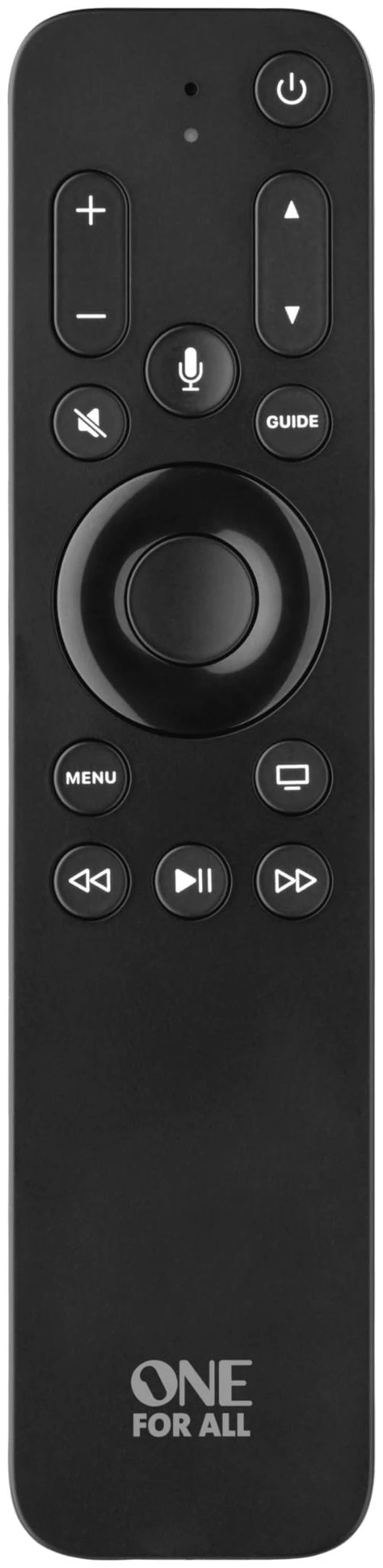 Alt view image 3 of 4 - One for All URC1110 Universal Replacement Remote Control for Apple TV Set | Replacement remote for Apple TV with simple navigation and familiar media controls for easy everyday use