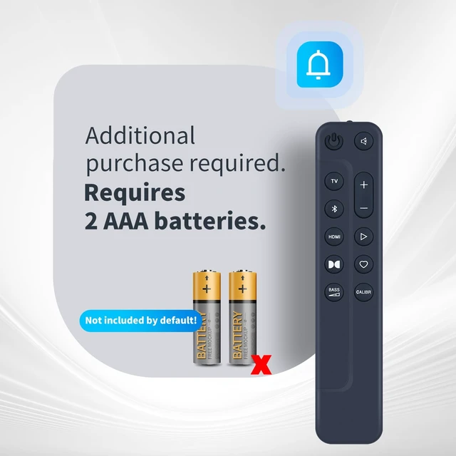 Alt view image 6 of 7 - HZIME New Replacement Remote Control for JBL Soundbar BAR500 BAR300