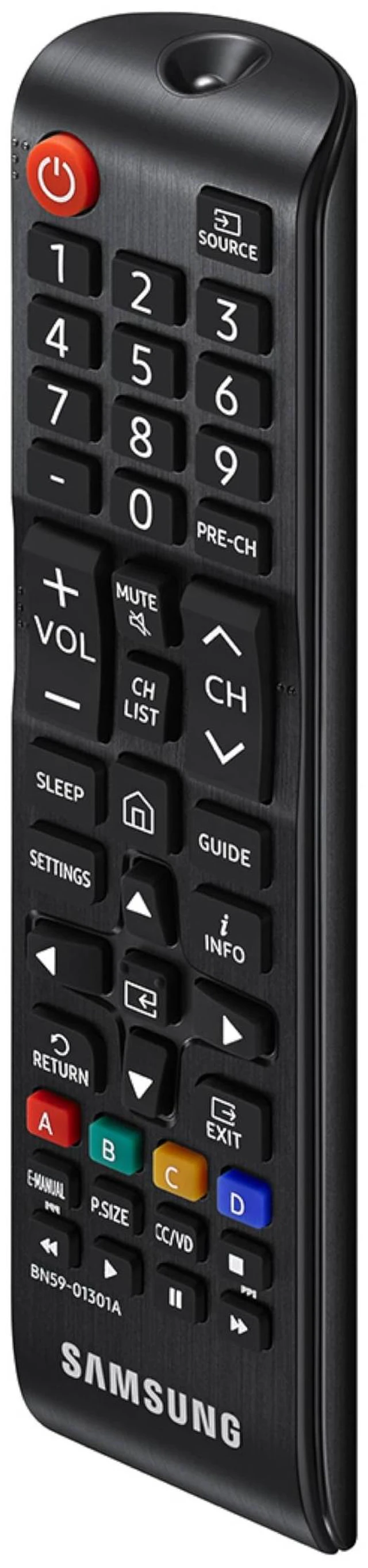 Alt view image 7 of 7 - Universal IR Remote, Smart TV Remote Control, All-in-One Remote, User-Friendly Design, Batteries Included, Black, (VG-TM1240AN/ZA, 2024)