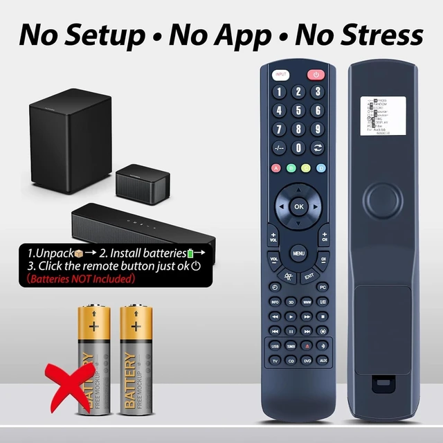 Alt view image 6 of 7 - New Sound bar Remote Control Replacement for Bose SoundBar 700 Home Theater - Not Support BT WiFi