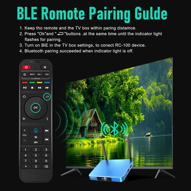 Alt view image 5 of 7 - Fit for Super Box RC-200L Backlit Voice Bluetooth Remote Control Replacement for SuperBox S7 Prime S7 Ultra S7 Max S7 Pro S6 Ultra S6 Max S6 Pro S5Max S5Pro.