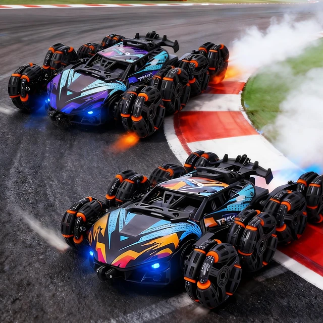 Alt view image 2 of 7 - NEXBOX Cool 8 Wheels Hand Controlled rc Stunt Car Toys, Gesture Sensing Remote Control Cars for Boys Age 6 7 8-12 13 14 Year Old, Birthday Gifts Ideas for Kids