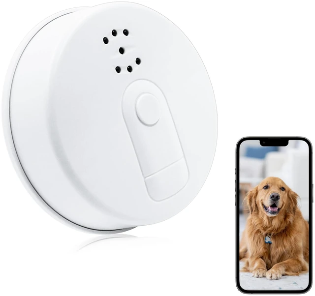 Main image of WiFi Hidden Spy Smoke Detector Camera HD1080P Wireless Indoor Nanny Cam | Loop Video Motion Detection Night Vision APP Remote View Indoor Surveillance Video Only Camera