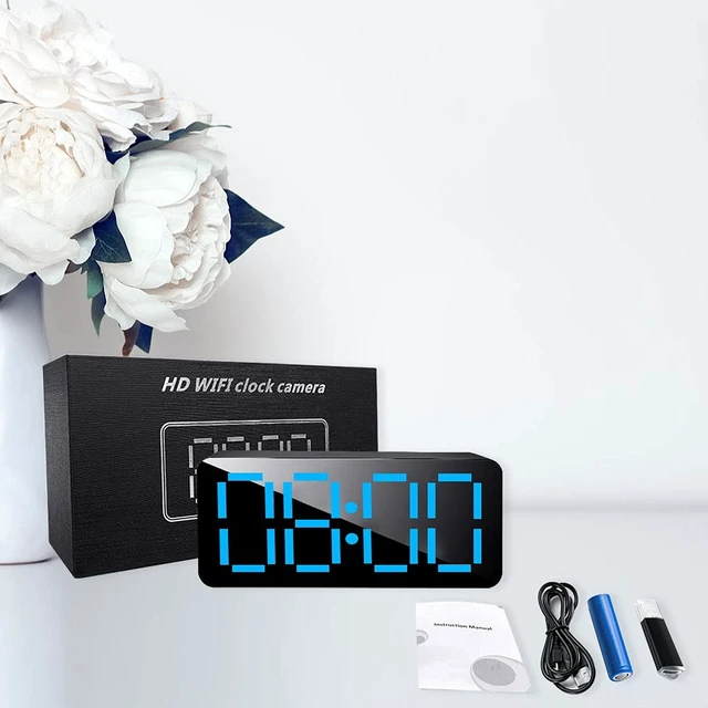 Alt view image 4 of 6 - DAIFAC Hidden Camera Clock 1080P HD Wireless Spy Camera for Home Security,WiFi Mini Nanny Cam with Night Vision,Motion Detection,Remote Live Stream